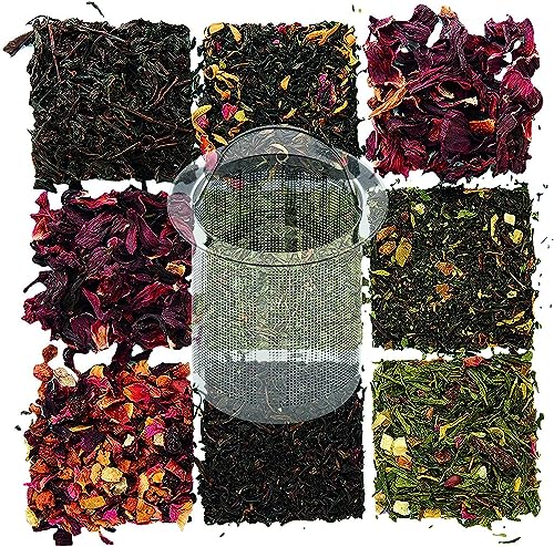 Stainless Steel Teapot with Removeable Infuser 27 oz Stovetop Tea Maker for Fruit Herbal and Infusion Tea (27 oz / Chrome)