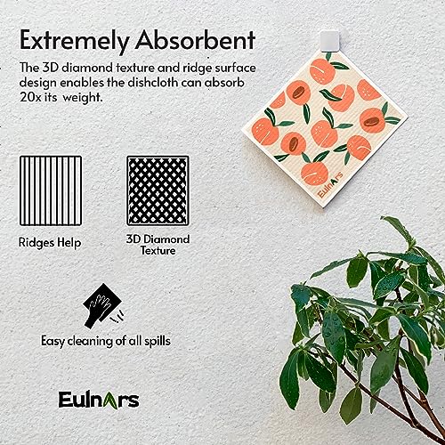 Swedish Dishcloths for Kitchen (Fruit Party)