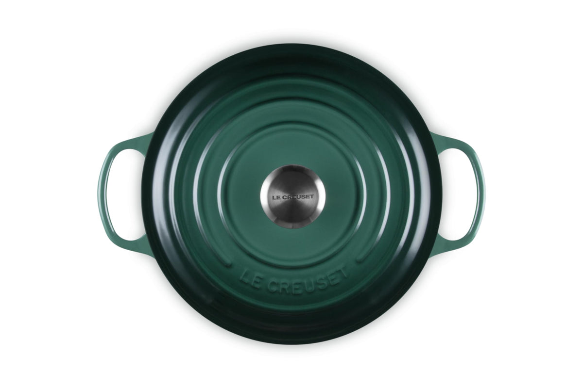 Enameled Cast Iron Round Dutch Oven (Artichaut / 5.5 Qt)