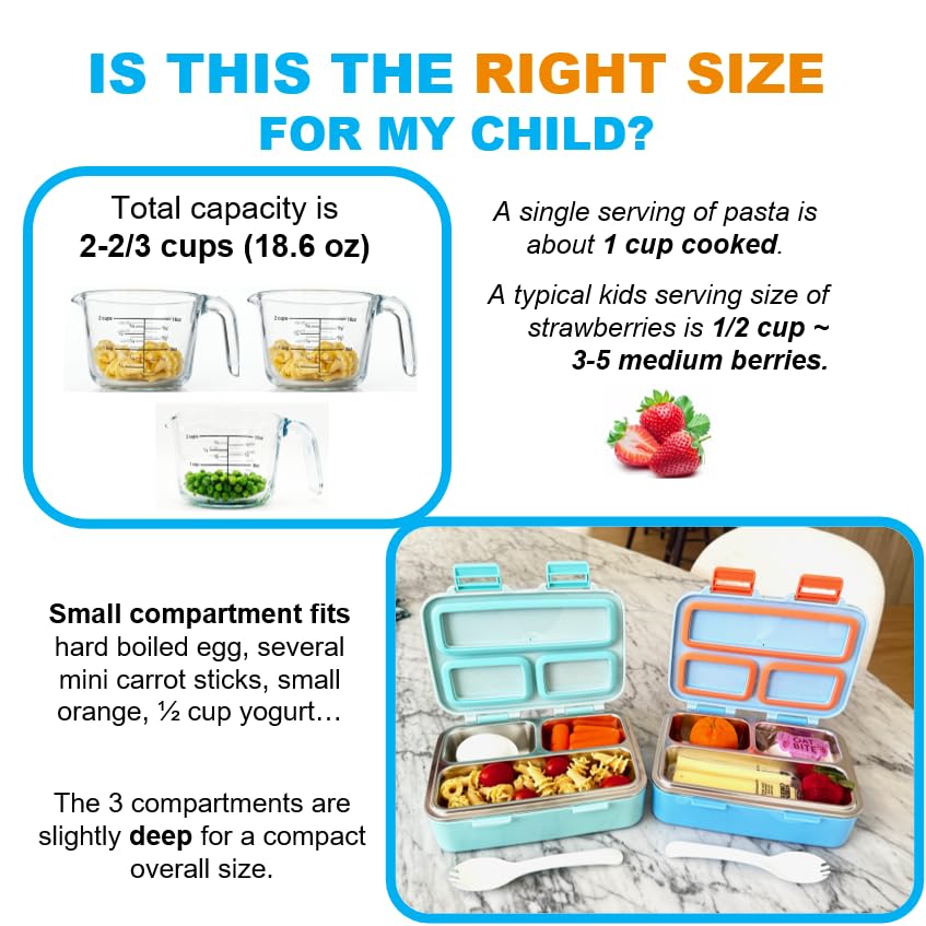 Small Stainless Steel Bento Box Lunch Container