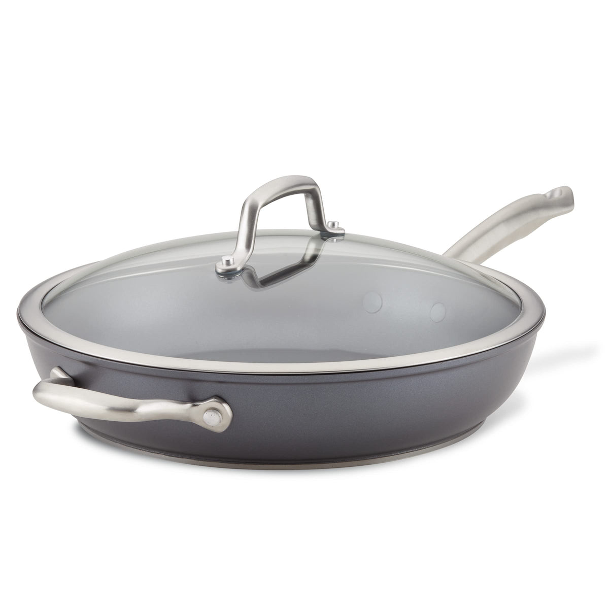 Accolade Forged Hard Anodized Nonstick Deep Frying Pan (Skillet (12"))