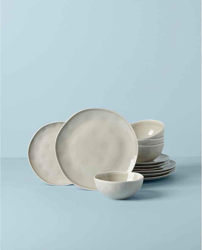 Lenox, Grey Bay Colors 12 Piece Set, 17.55 LB