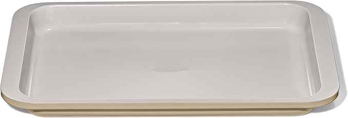 OXO Good Grips Non-Stick Pro Ceramic Coated Metal Bakeware Quarter Sheet Pan – Biscuit