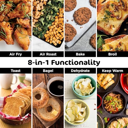 Digital Air Fry Countertop Oven (8-in-1 Flip Oven)