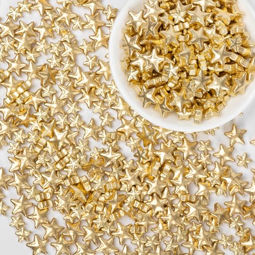 Edible Gold Stars Sprinkles for Cake Decorating (4.5 Ounce)