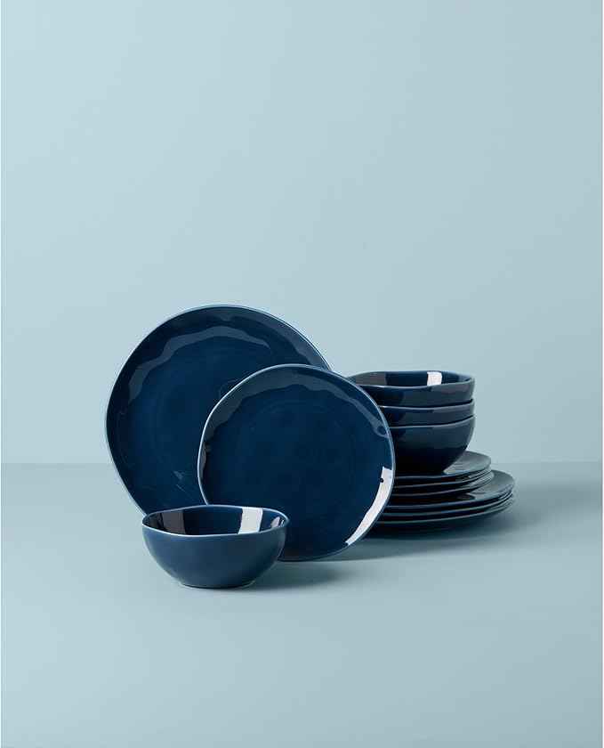 Lenox, Blue Bay Colors 12Pc Set, 15.10 LB