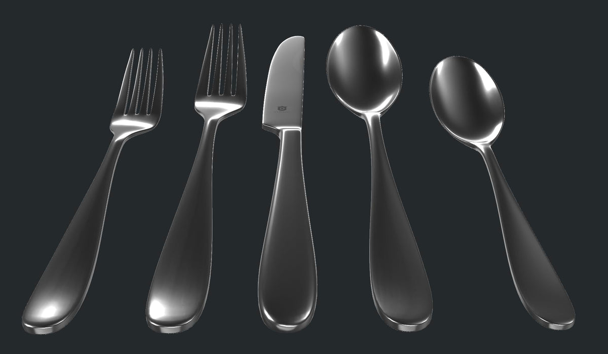 Matte Silverware Set (60-Piece Flatware Set)