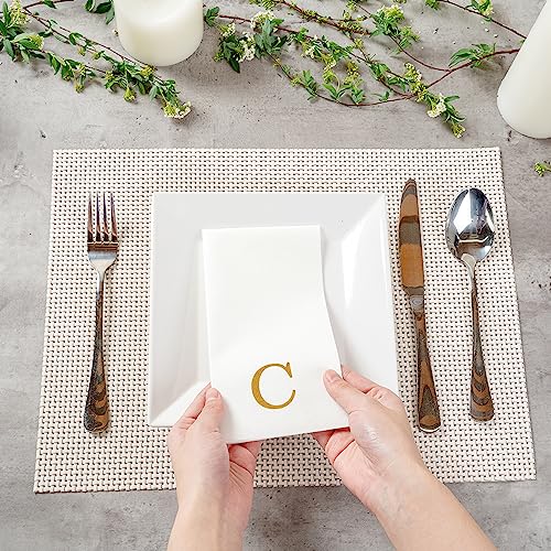 Luxenap 15.8 X 7.9 Inch Linen (Gold / 2000 Count / C)
