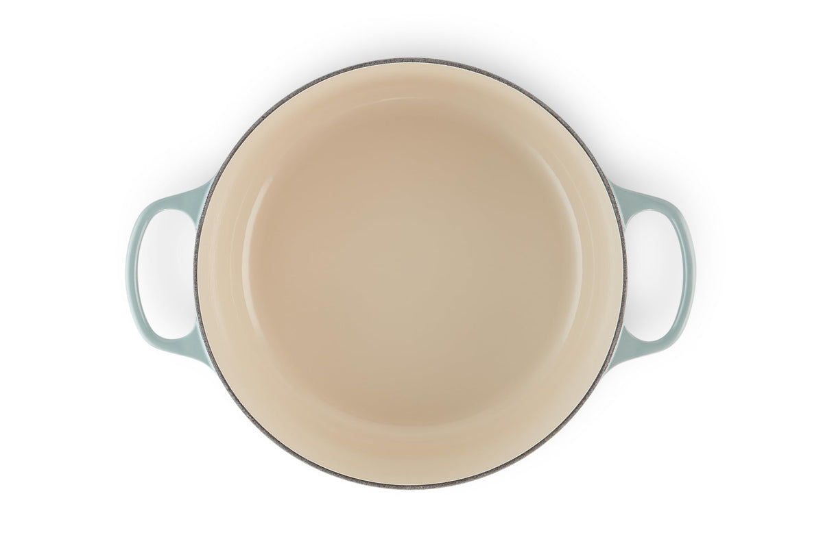 Enameled Cast Iron Round Dutch Oven (Sea Salt / 7.25 Qt)
