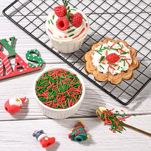 Christmas Sprinkles for Cake Decorating (Christmas Jimmies)