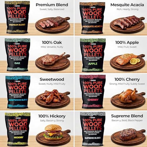 Wood Pellet Variety Pack for Ninja Woodfire (8 Count)