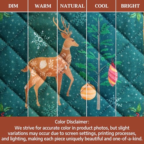 Pot Holders 100% Cotton Potholders (106 - Hygge Christmas / 8" x 8" (Pot Holder Pack of 1))