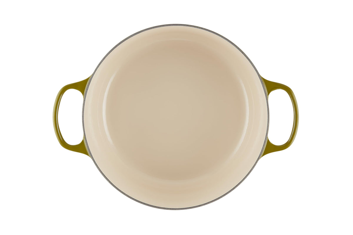Enameled Cast Iron Round Dutch Oven (Olive / 7.25 Qt)
