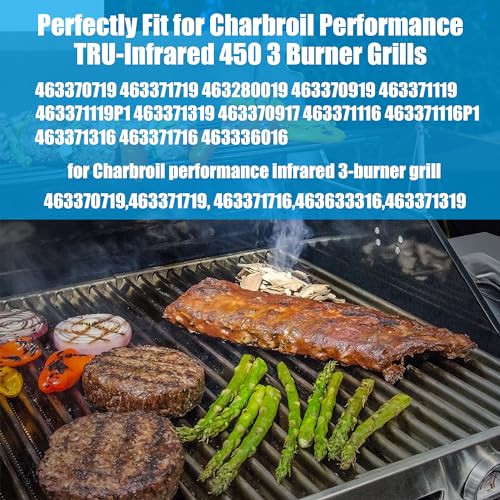 Grill Replacement Parts for Charbroil Performance TRU (17'' x 8 14/16'' Emitter Plate Kit-3)