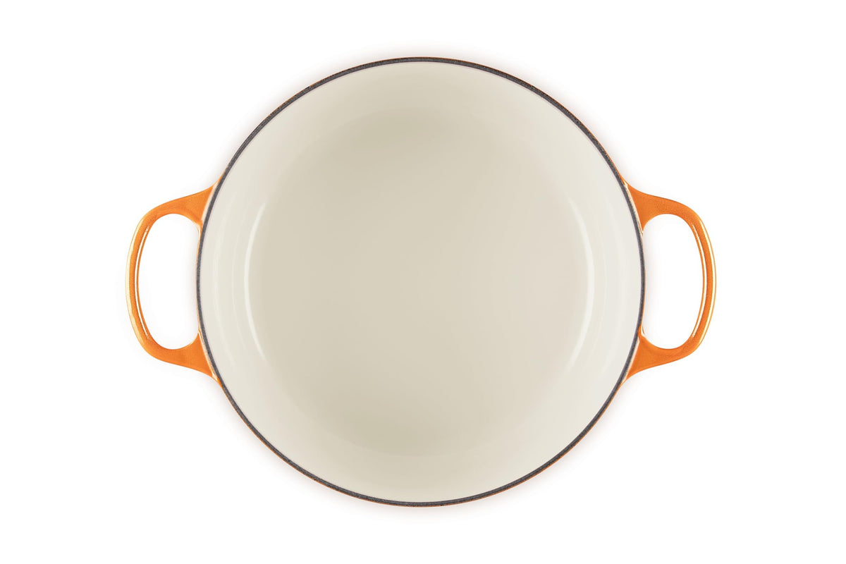 Enameled Cast Iron Round Dutch Oven (Flamme Doree / 7.25 Qt)