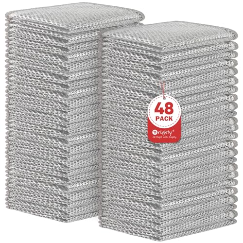 Dish Cloths for Washing Dishes (Silver)
