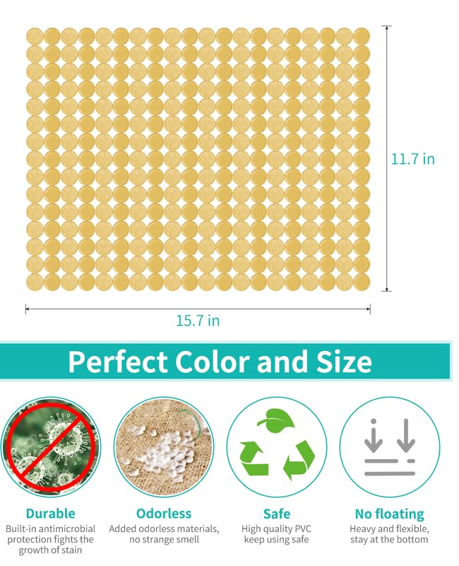 2 Pack Kitchen Sink Mat (Brown)