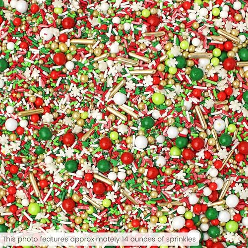 Christmas Magic Sprinkle Mix (Red, Green, White)