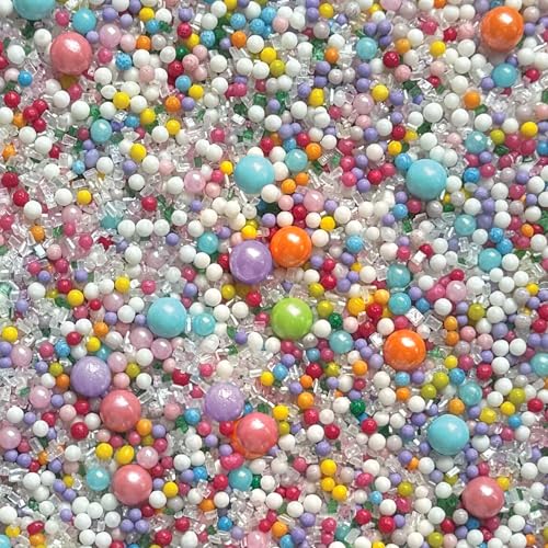Rainbow Royale Mixed Candy Pearl Sprinkles 1 Pack (1 Pack / Rainbow Royale)