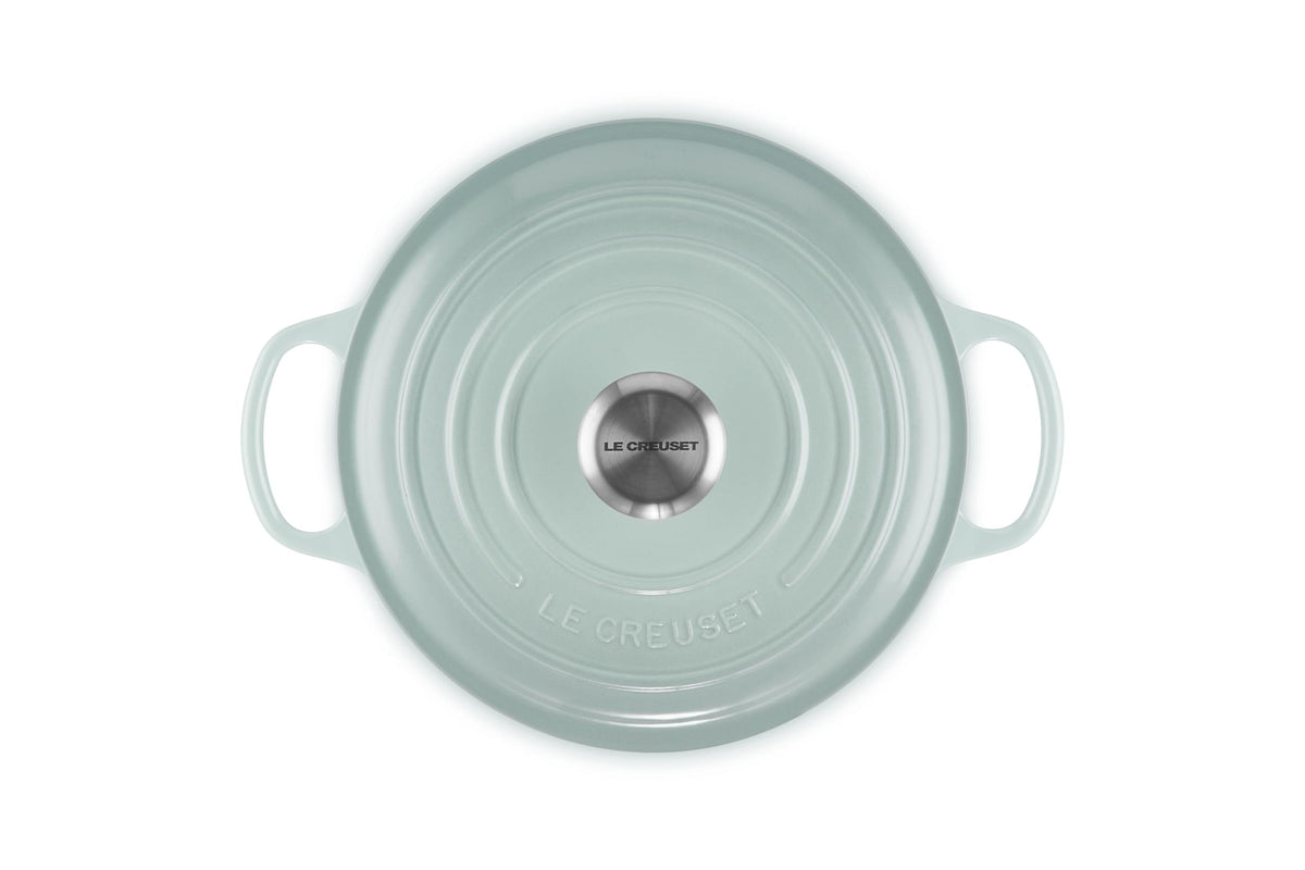 Enameled Cast Iron Round Dutch Oven (Sea Salt / 4.5 Qt)