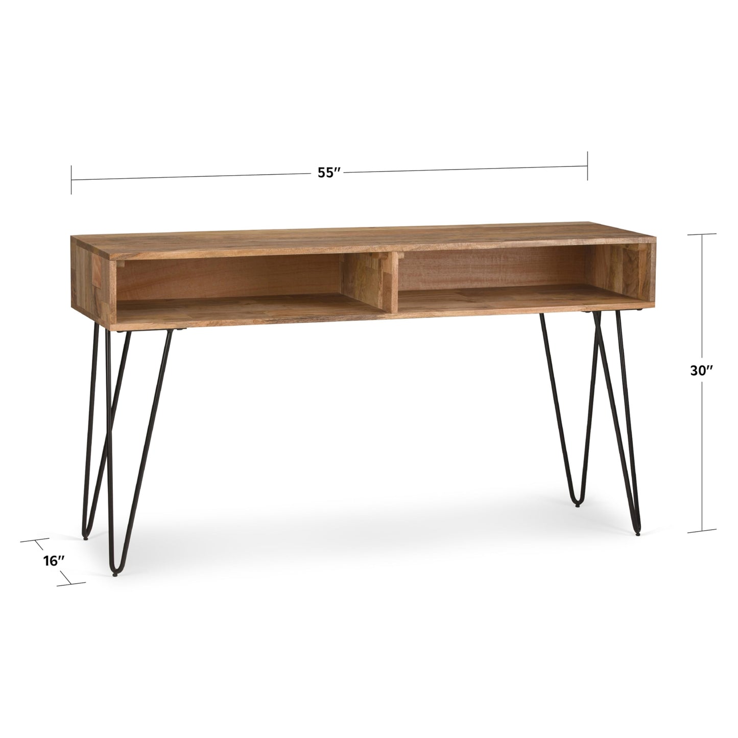 Hunter 55" Wide Solid Wood 2