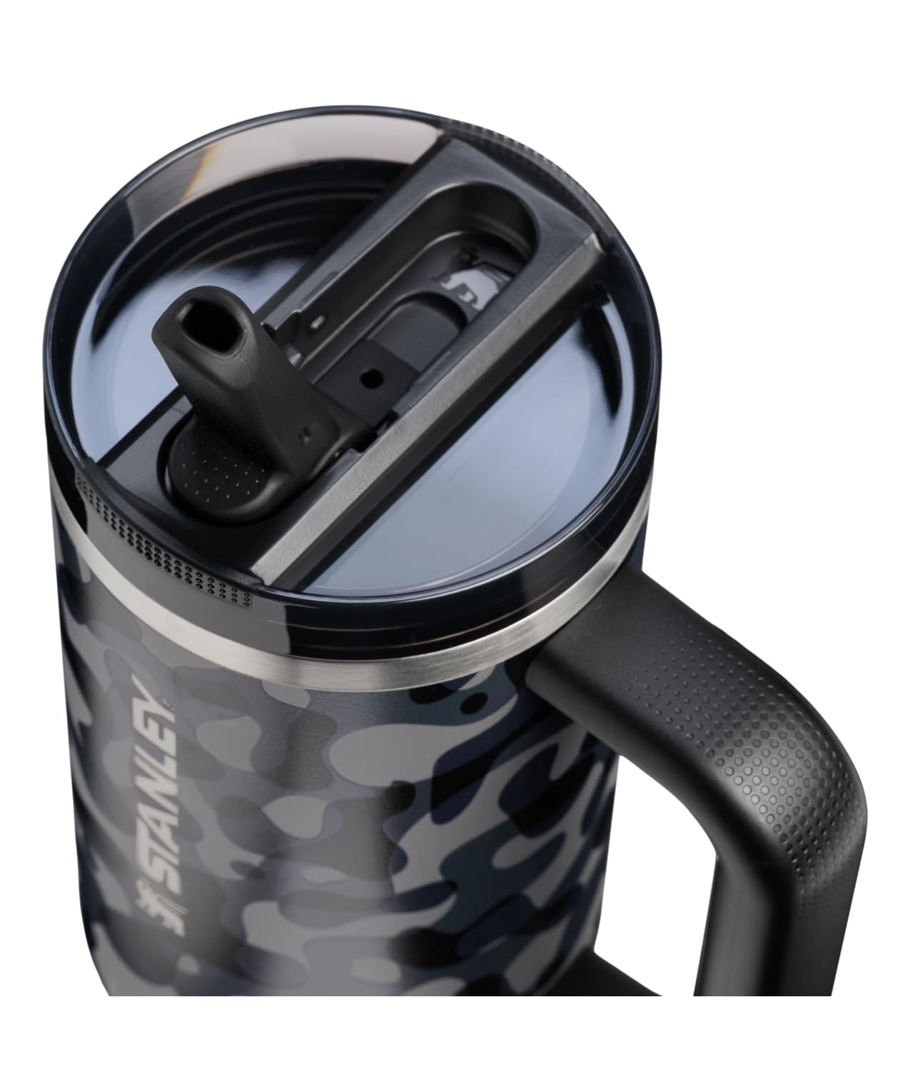Quencher ProTour Flipstraw Tumbler (30 Ounces / Black Interfusion)