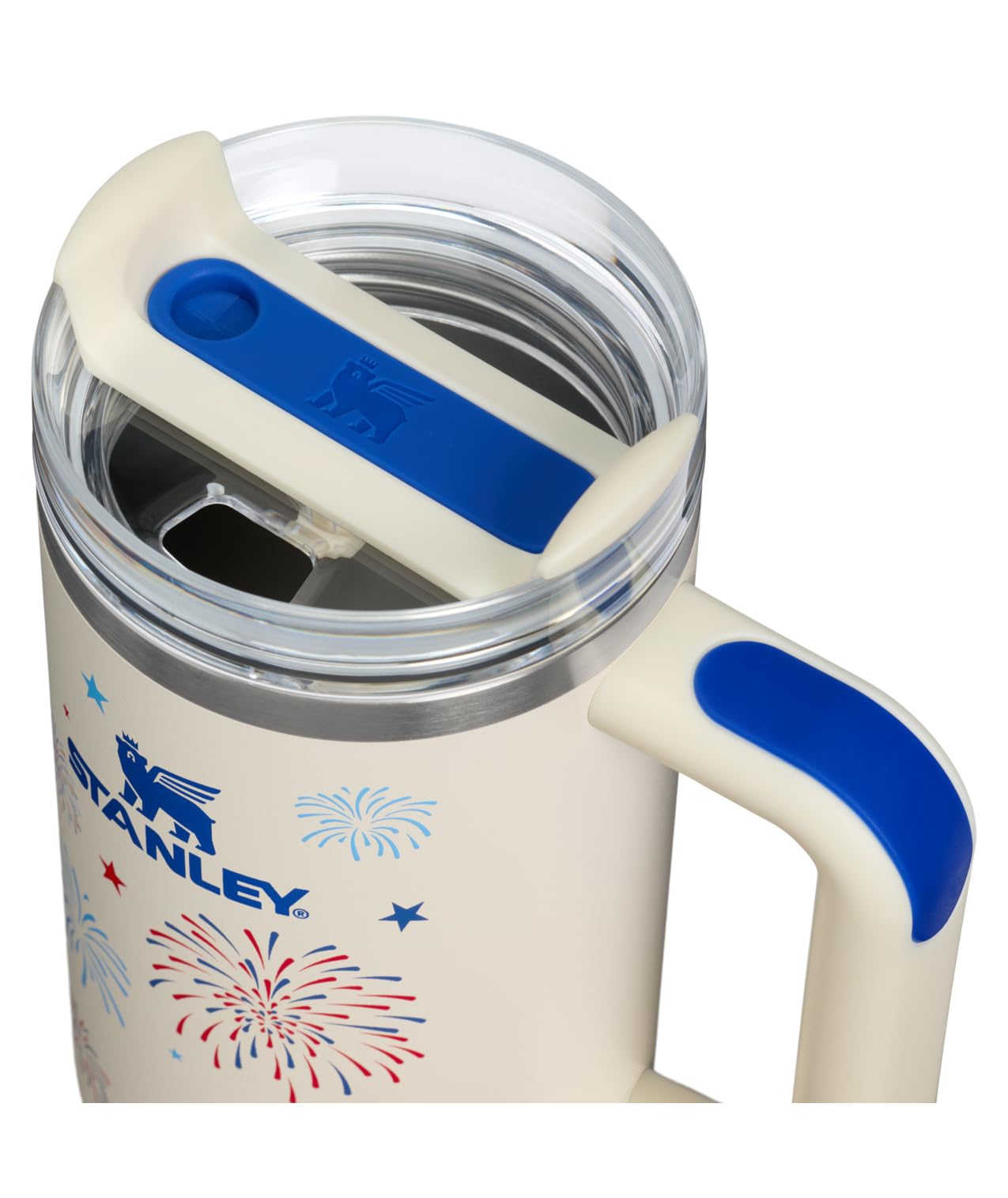 Quencher H2.0 Flow State Tumbler (30 Ounces / Cream Royal Fireworks)