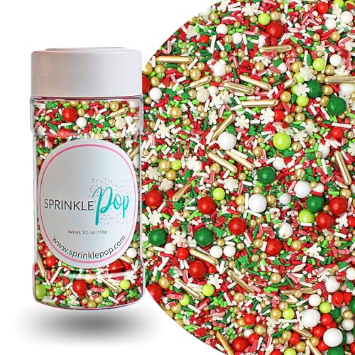 Christmas Magic Sprinkle Mix (Red, Green, White)