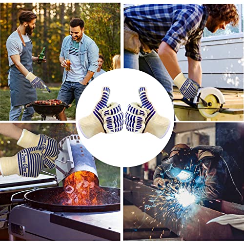 Heat Resistant Oven Gloves with Fingers (9 Ounce)