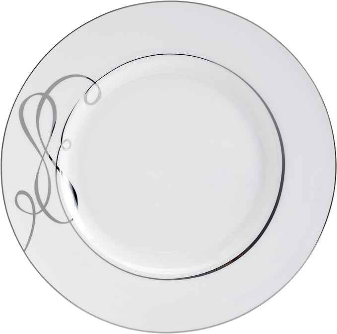 Mikasa Love Story Platinum Banded Dinner Plates, Set of 4