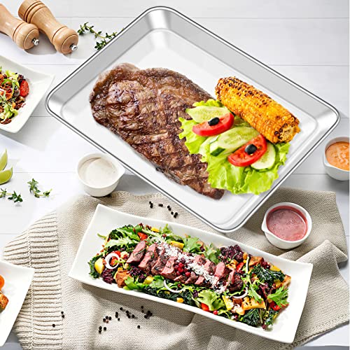 Baking Sheet with Rack Set [2 Sheets + 2 Racks] (12 inch)