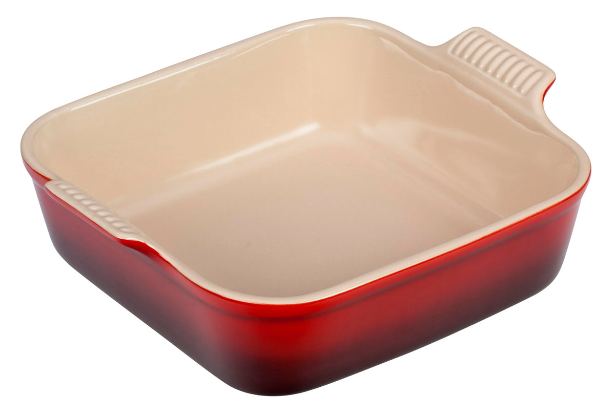 Stoneware 4 PC Heritage Bakeware Set (Cerise)
