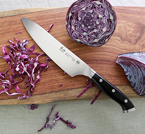 D Series 59120 German Steel Forged Chef's Knife (8" / Black)