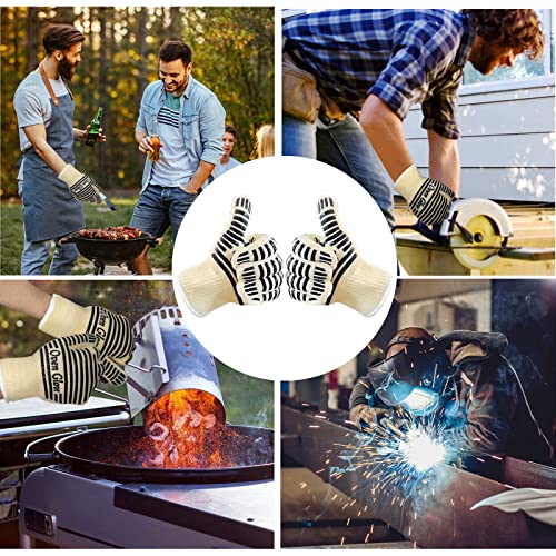 Heat Resistant Oven Gloves with Fingers (9 Ounce)
