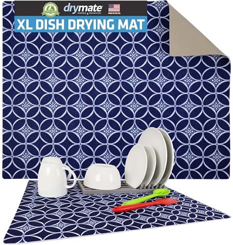 Jumbo XL Dish Drying Mat (Indigo / 19" x 24")