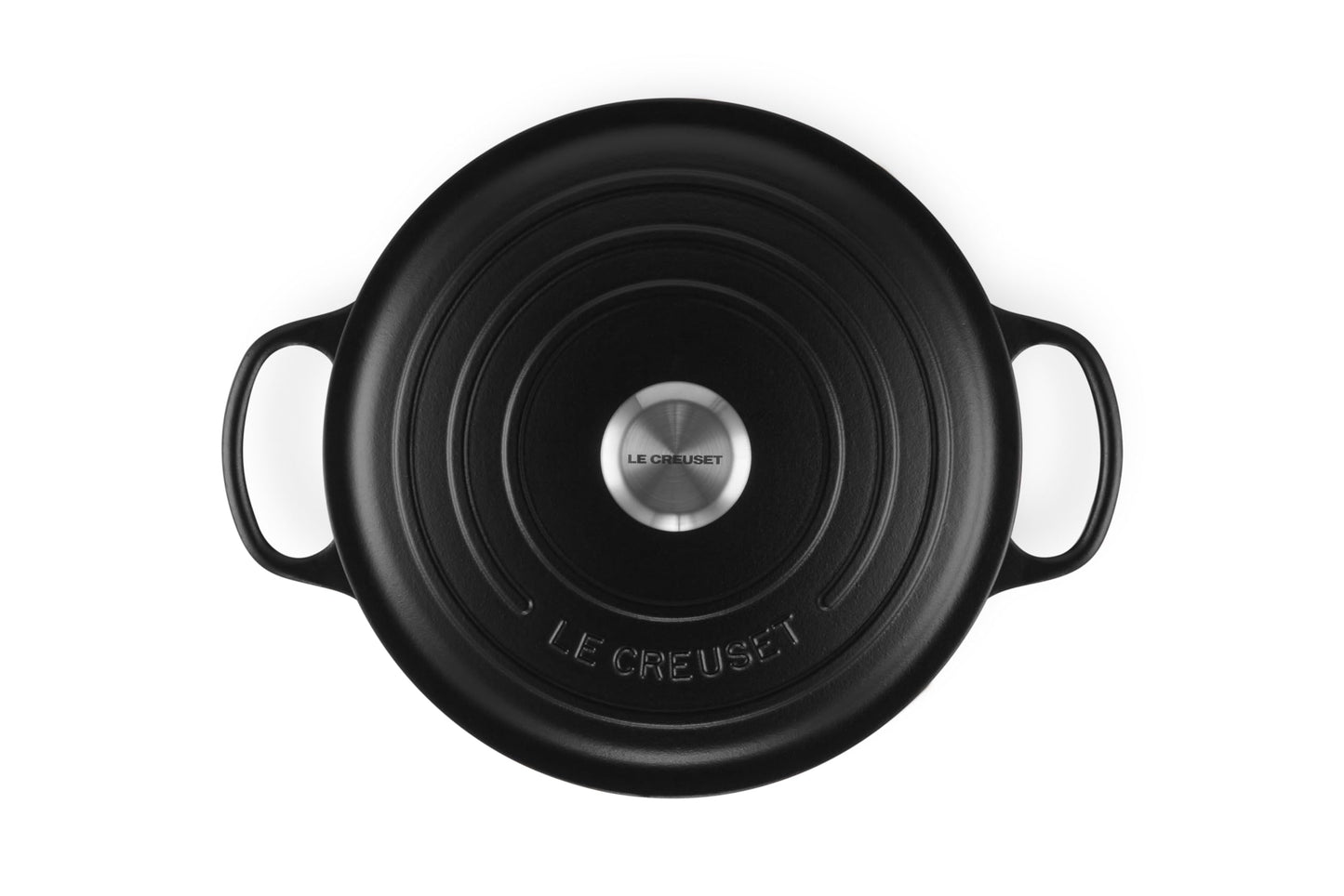 Enameled Cast Iron Round Dutch Oven (Licorice / 5.5 Qt)