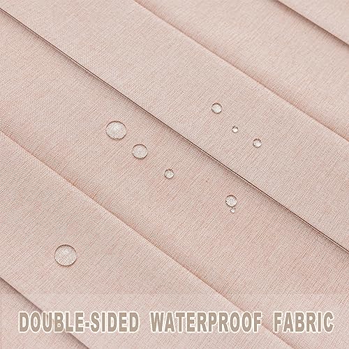 Accordion Style Doors Curtain (Pink / 52"W x 78"L (Pack of 1))