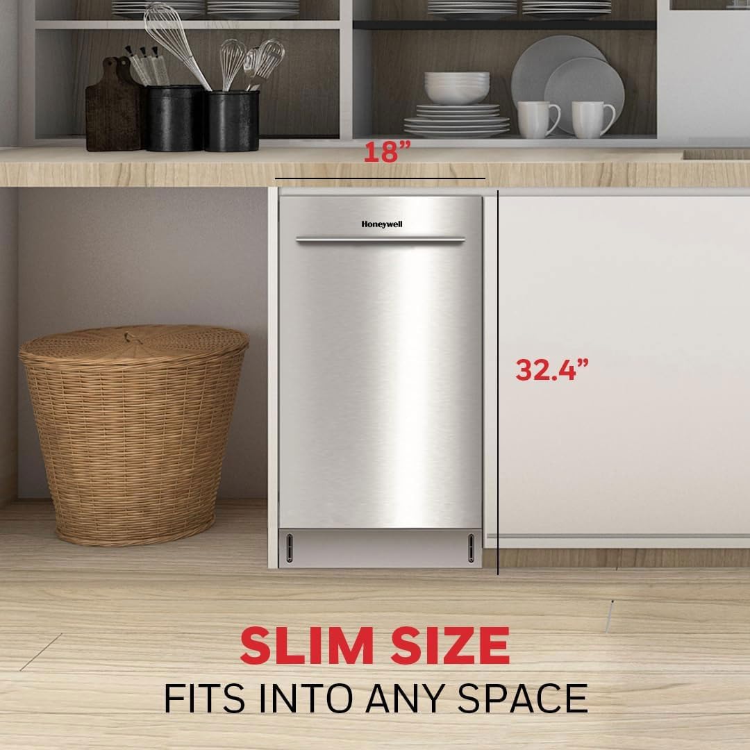 18 Inch Dishwasher with 8 Place Settings (18 inch)