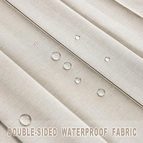 Closet Curtains (Beige / 39"W x 78"L (Pack of 1))
