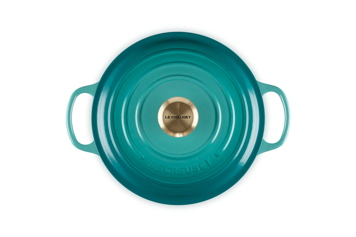 Enameled Cast Iron Round Dutch Oven (Riviera / 4.5 Qt)
