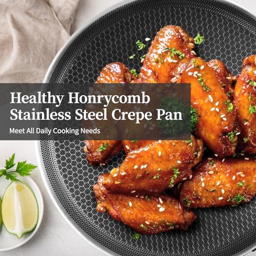 10 Inch Nonstick Crepe Pan (10 Inch / Silver)