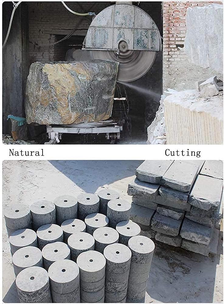 Natural Granite Handmade Stone Mill/Grinder (11.8Wx15.7L)