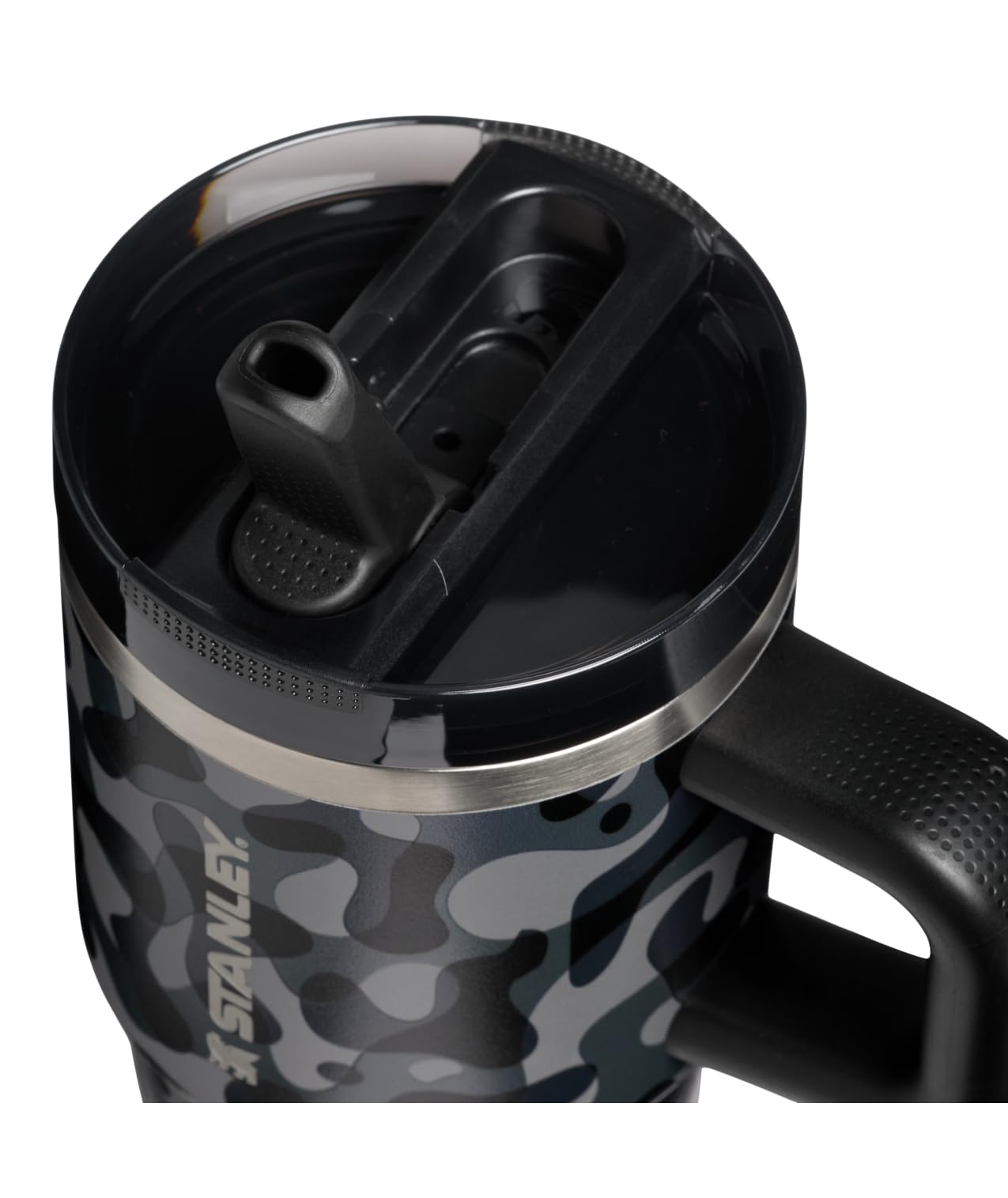 Quencher ProTour Flipstraw Tumbler (20 Ounces / Black Interfusion)