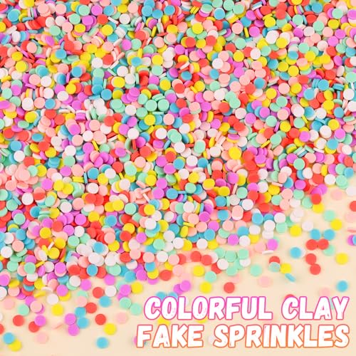 110g Non edible Slime Mix Ins Slime Add Ins (Round Sprinkles F)