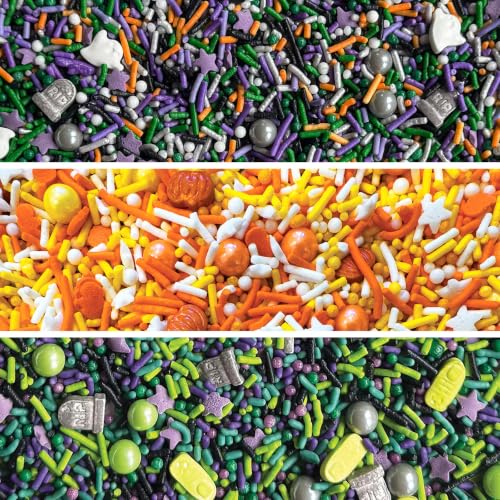 Halloween Sprinkle Set 3 Pack (3 Pack / Halloween Sprinkle Set)