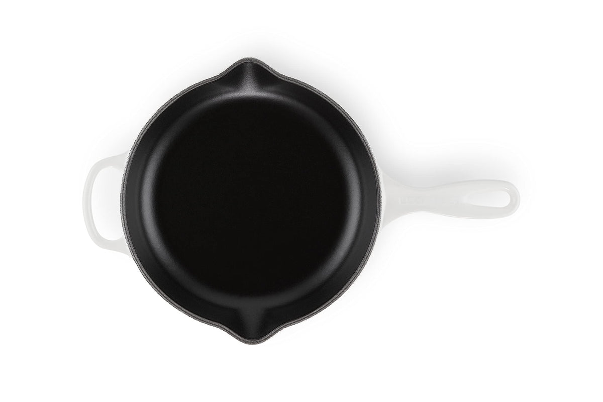 Enameled Cast Iron Signature Round Skillet (9" / White)