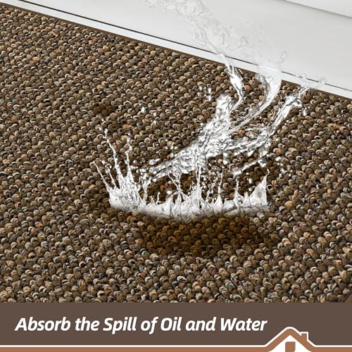 Kitchen Runner Rugs 24"x72" (Brown / 24" X 72" (Rectangular))