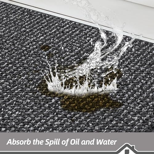 Kitchen Rugs 32"x48" (Charcoal / 32" X 48" (Rectangular))