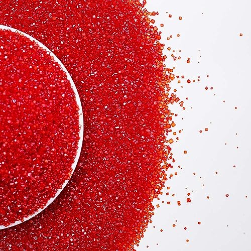 Red Sanding Sugar Sprinkles (3 Ounce)