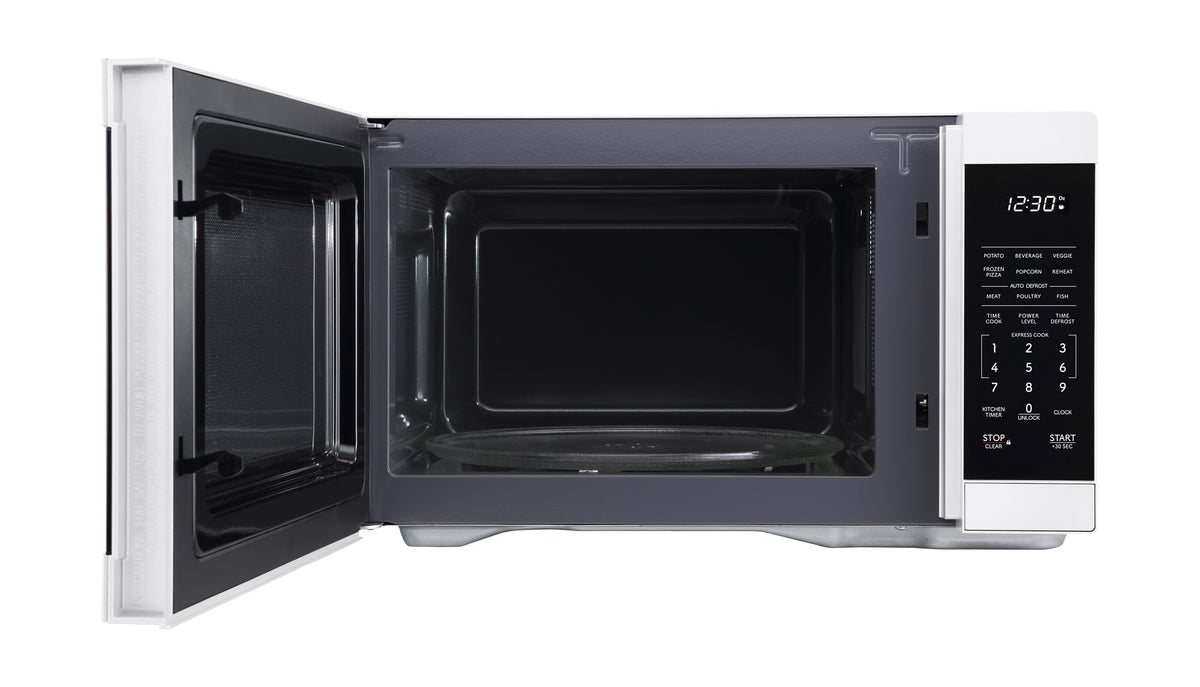 SMC1161KW 1.1 cu. ft. 1000W White Countertop Microwave Oven (White)